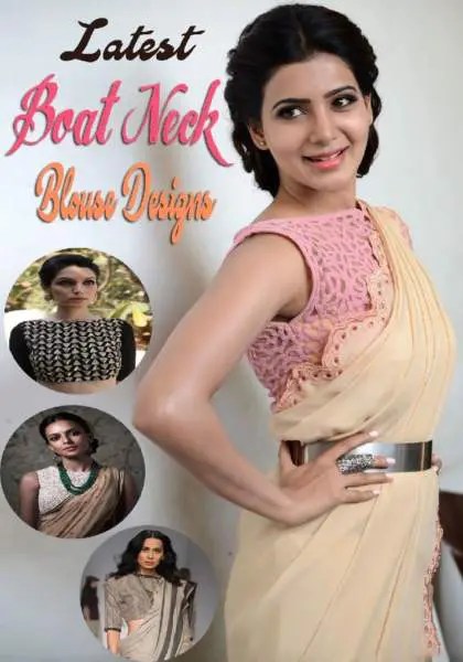 wallpapers Boat Neck Latest Half Saree Blouse Designs 2020 styles at life