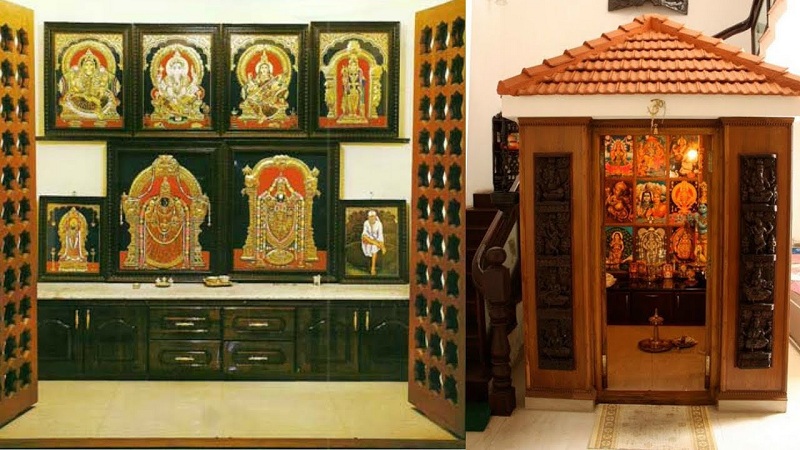 25 Latest Best Pooja Room Designs With Pictures In 2020