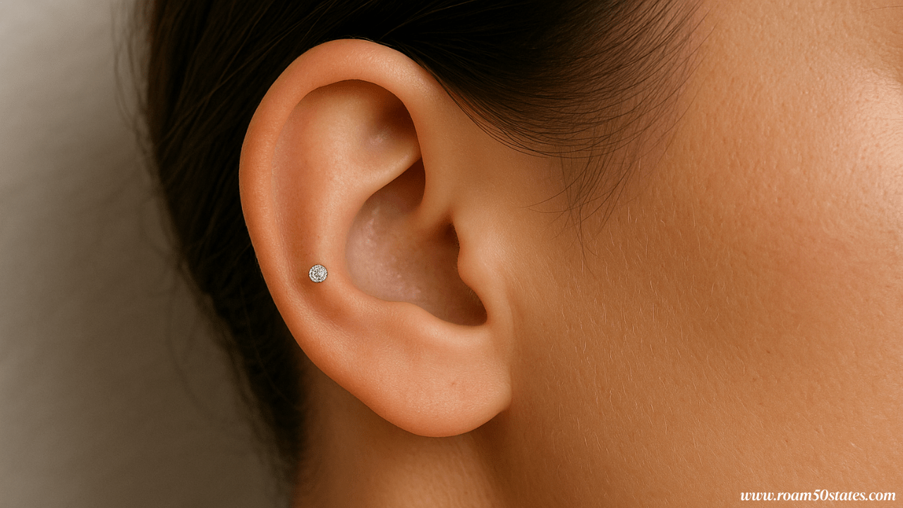 Auricle Piercing: Pain, Healing, Aftercare, Jewelry, and Styling