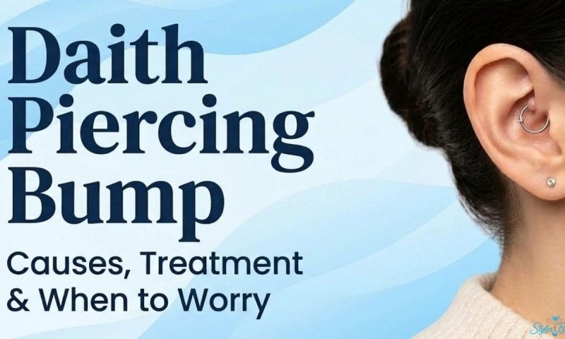Daith Piercing Bump: Causes, Treatment & When to Worry