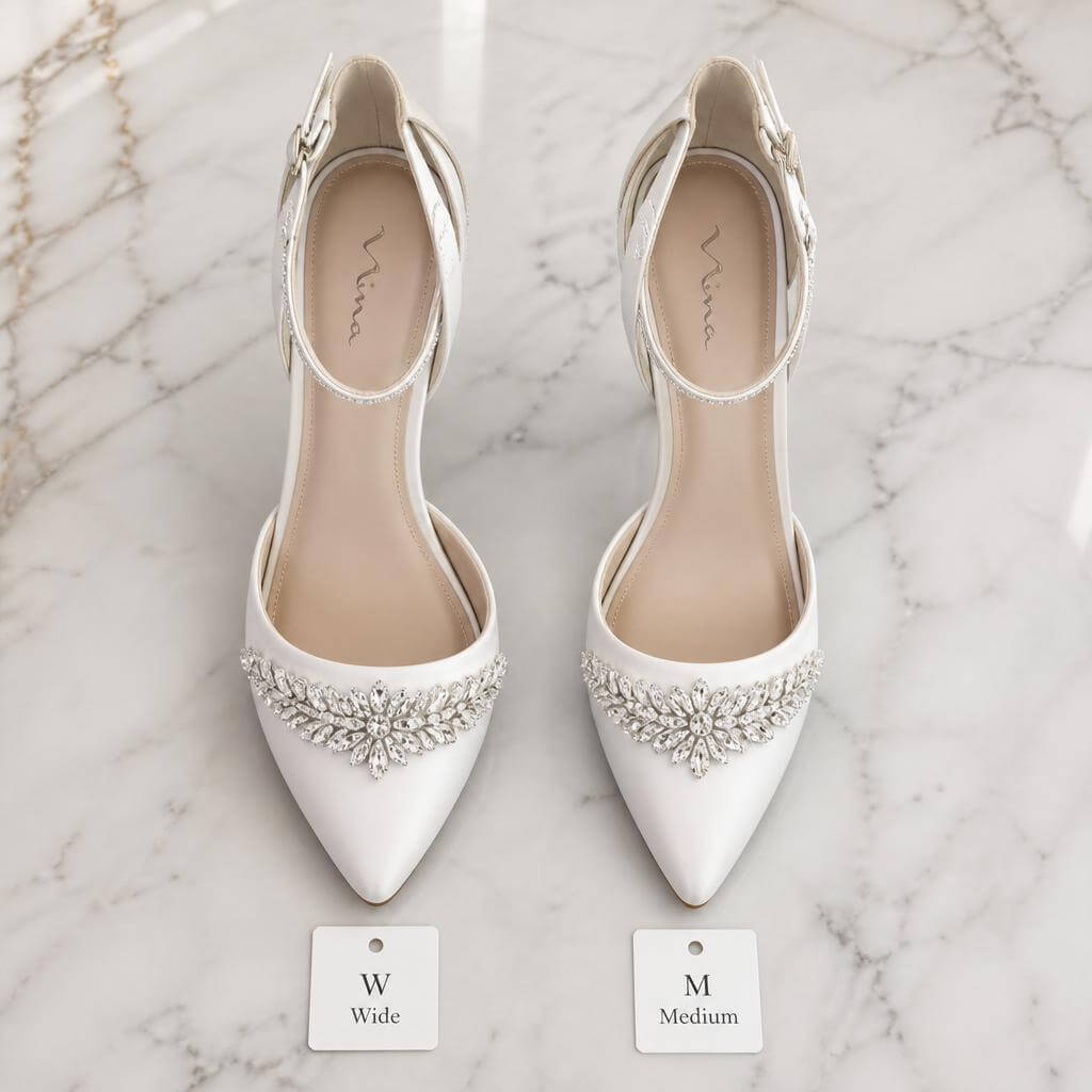 Wide Feet? These Wedding Shoes Won't Hurt You 9 How Shoe Width Sizing Actually Works