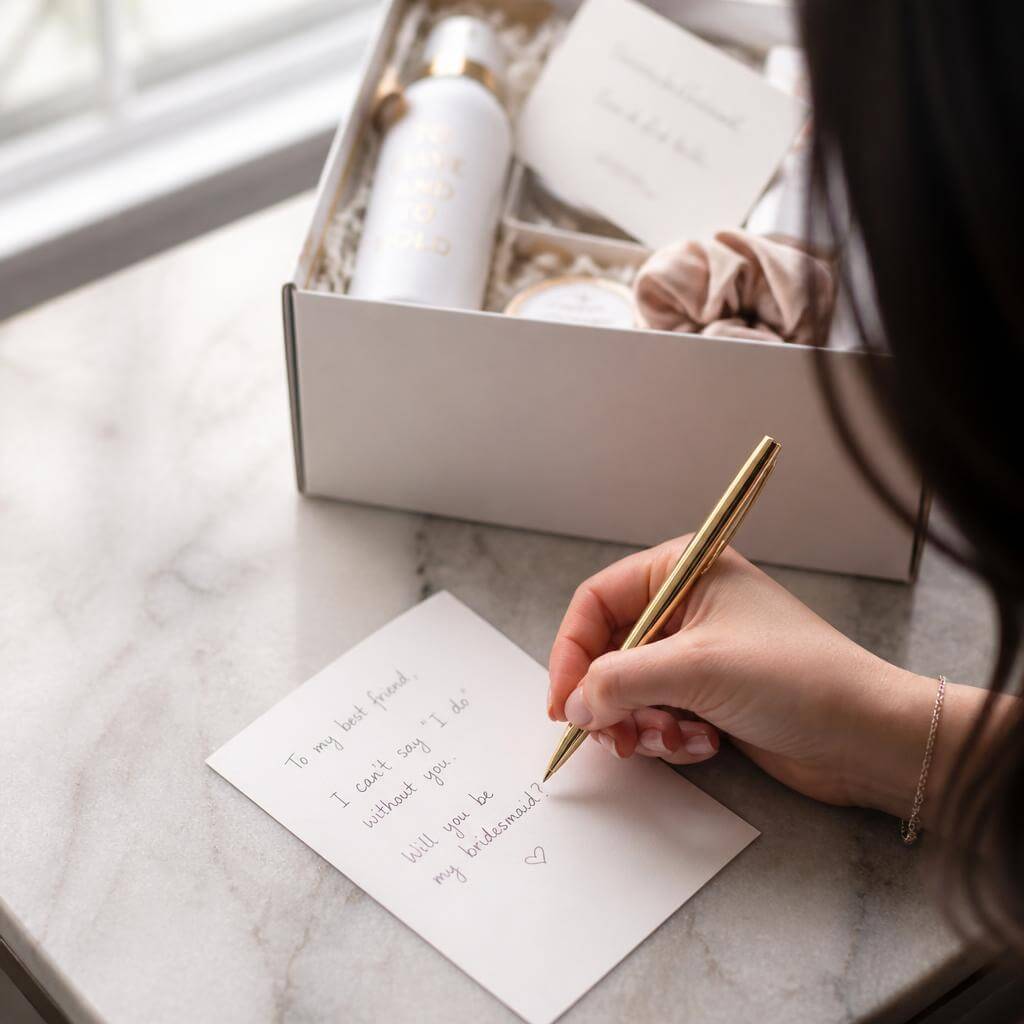 Bridesmaid Proposal Box Ideas That Made Her Cry 12 How to Write the Perfect Proposal Card