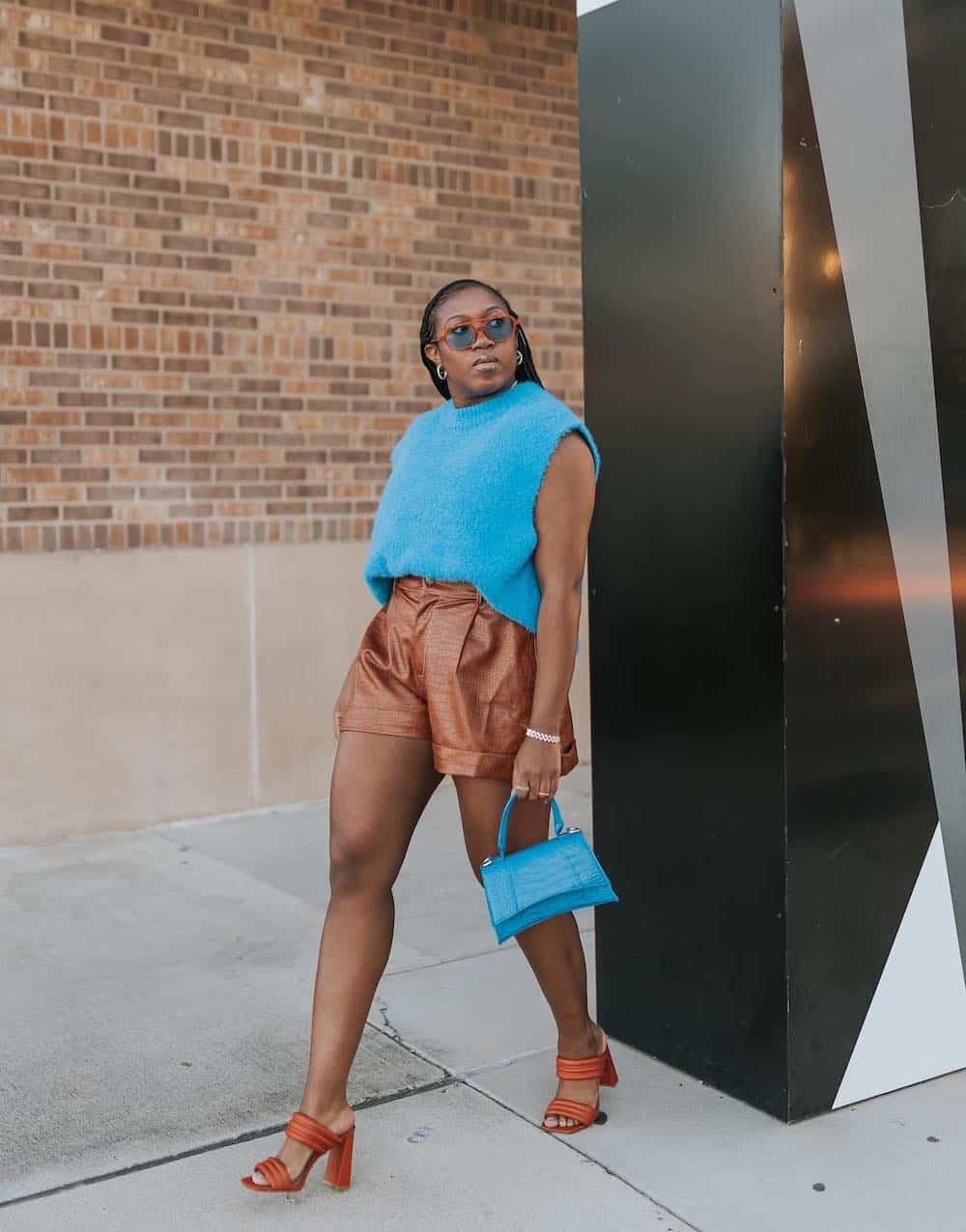 Chic leather shorts outfits you'll love for day or a night out!