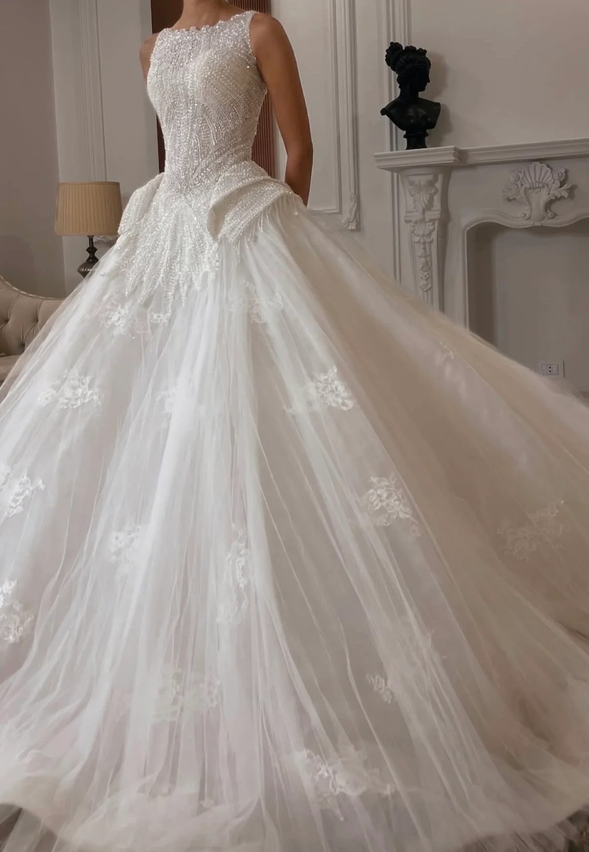 Radwa’s nassar wedding dress