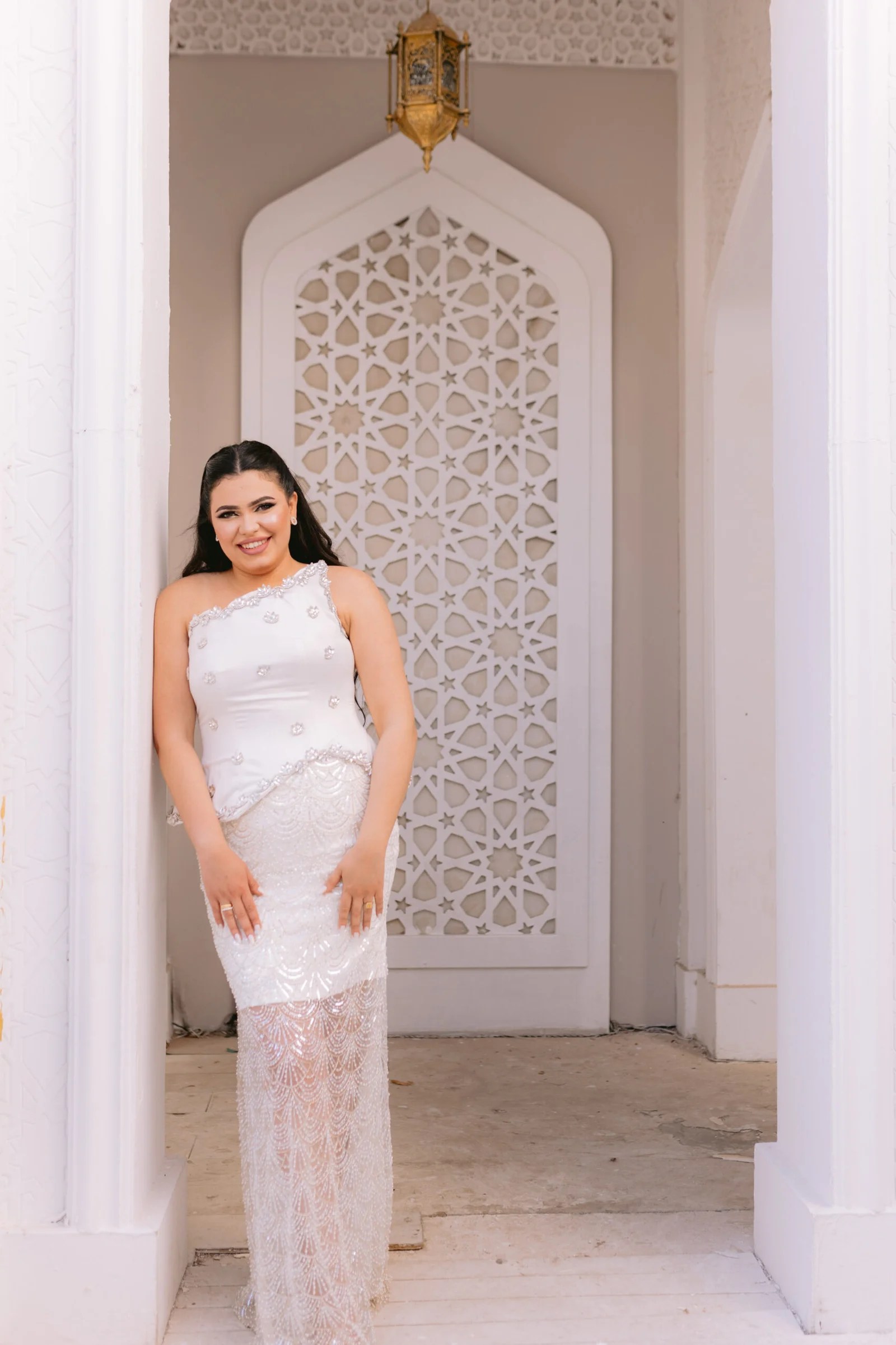 Off White Soiree Dress