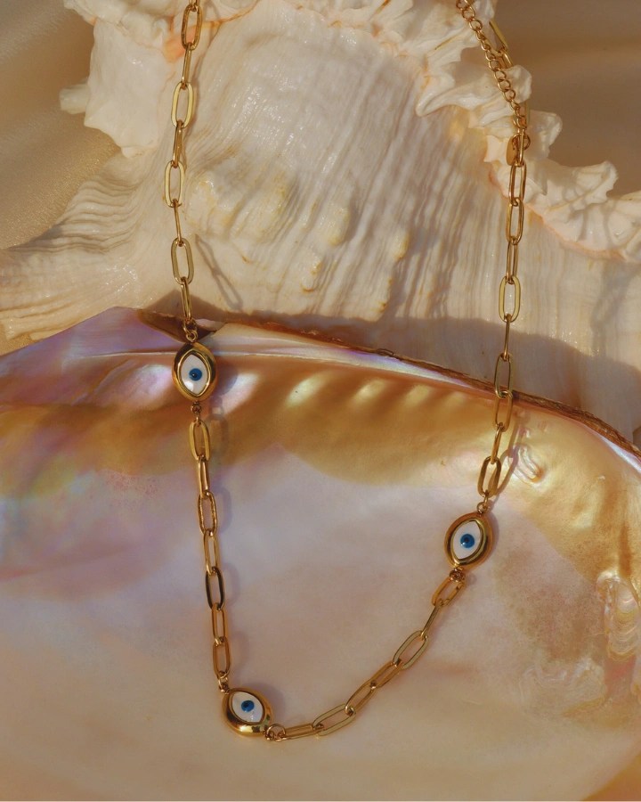 Triangle Eye Loop Chain