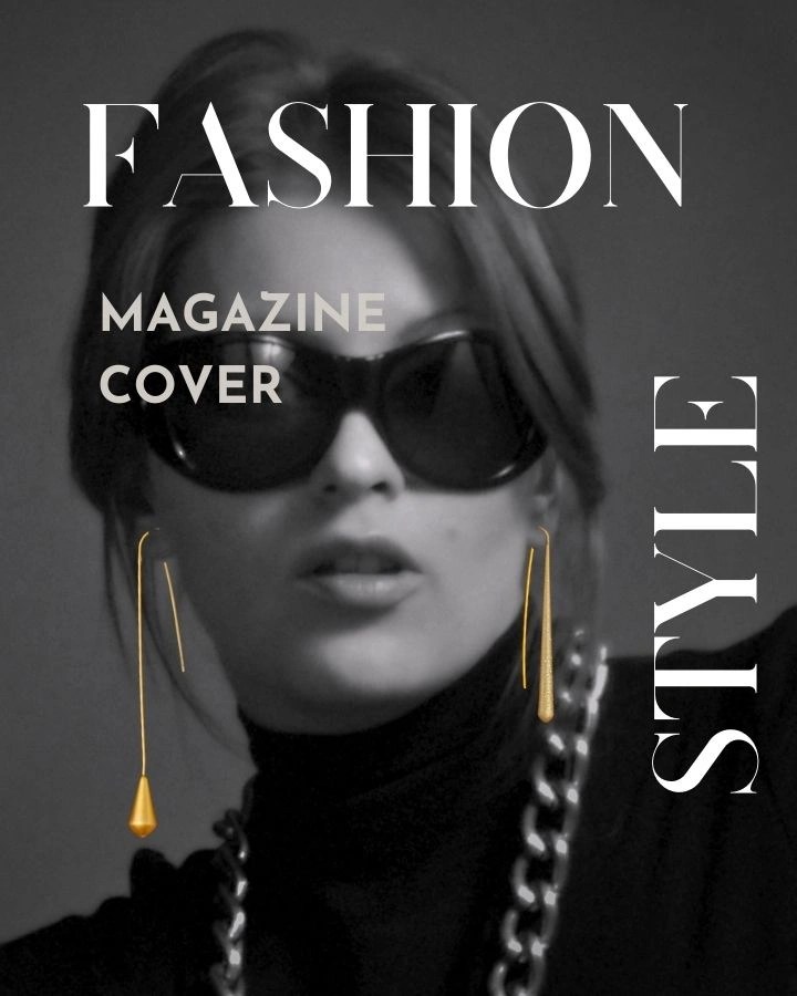 Golden Drop Hook Earrings