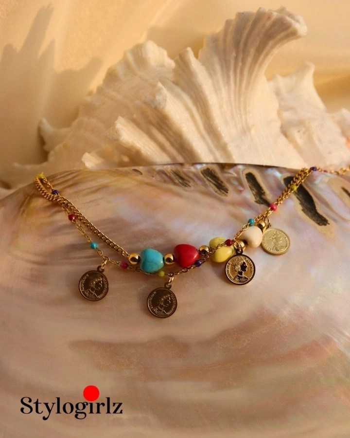 Boho Coin Charm Bracelet
