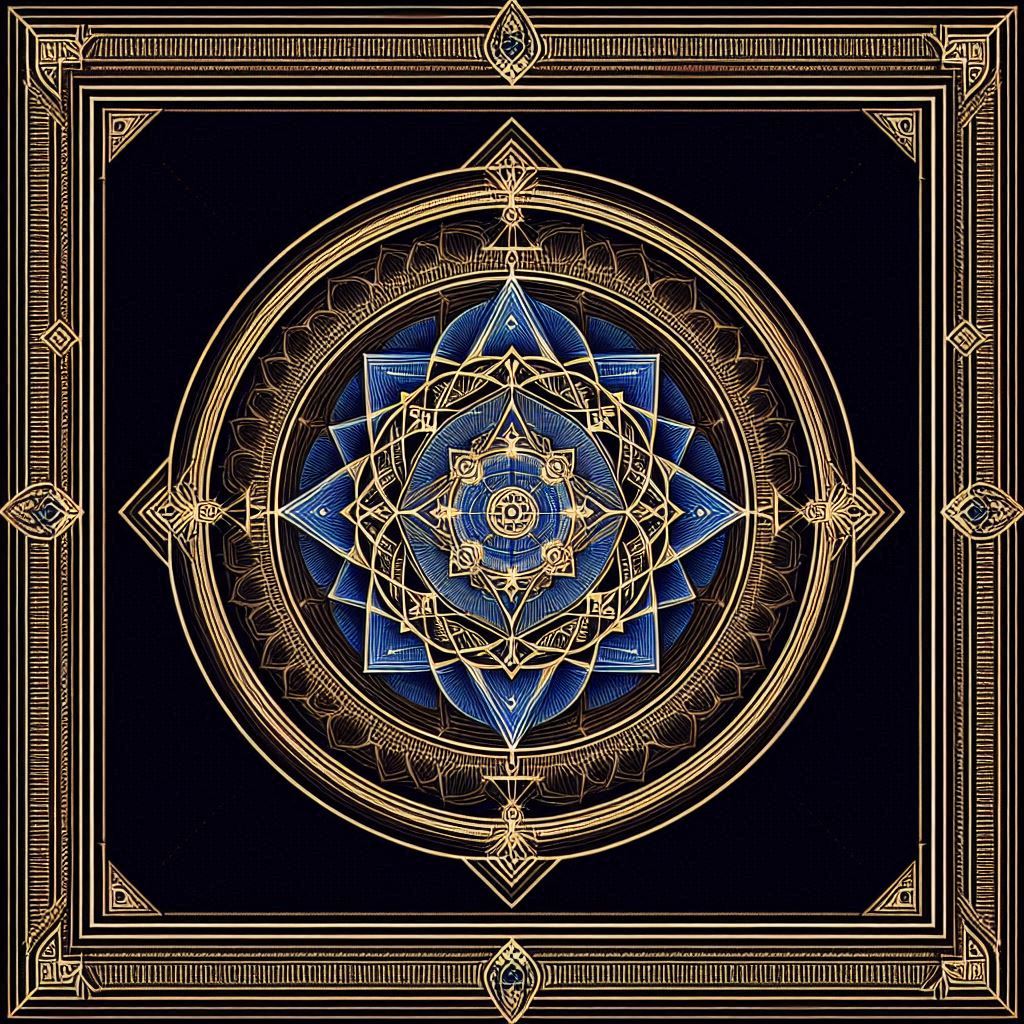 Mandala art creation by Su