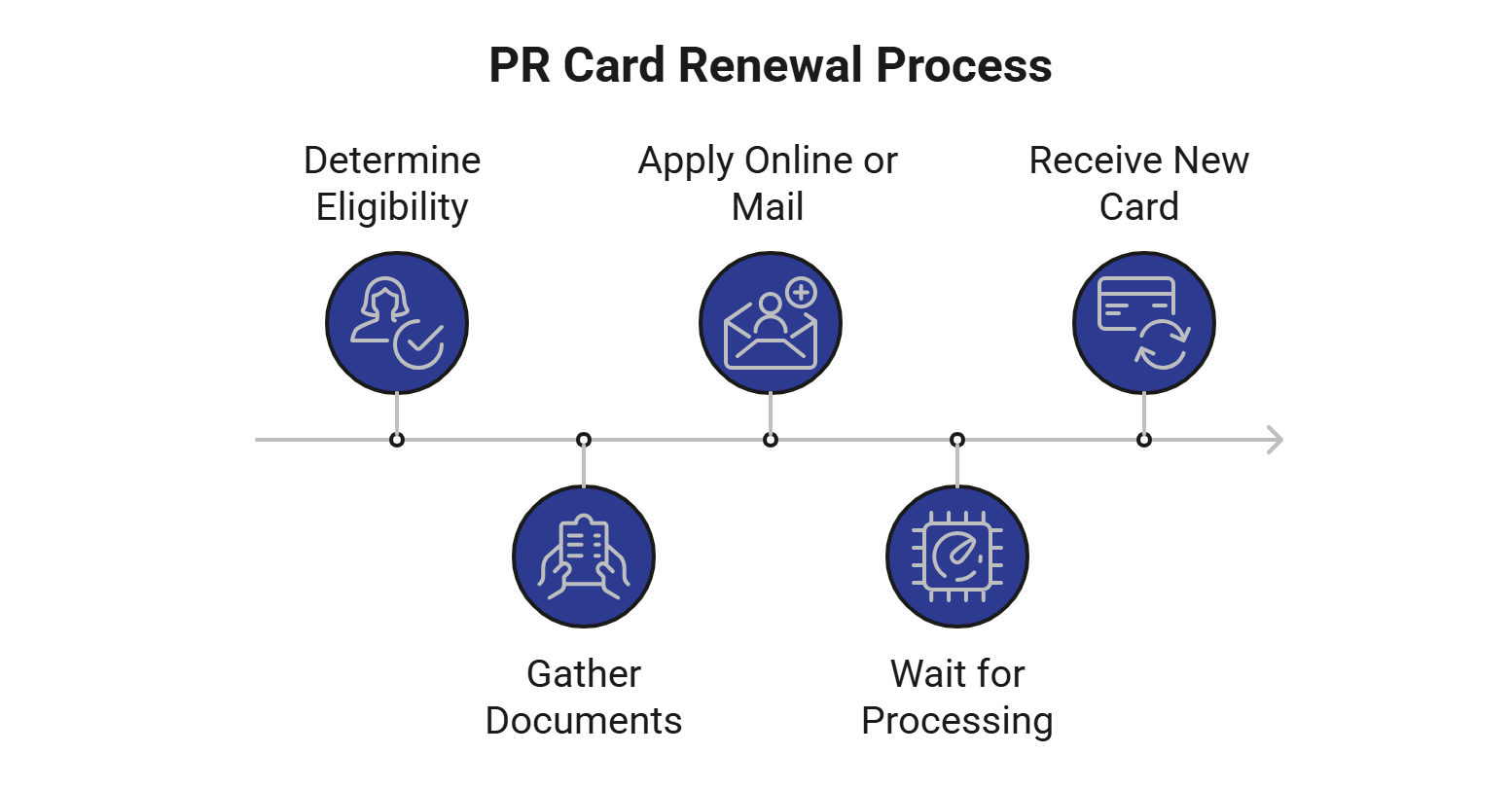 PR Renewal Process Infographic