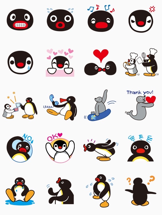 【lineスタンプ】ピングー