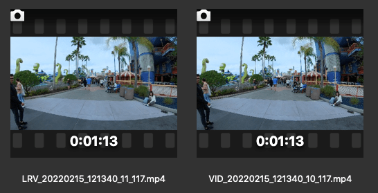Insta360 ONE X2 photo and video modes and filenames | Sub-Etha 