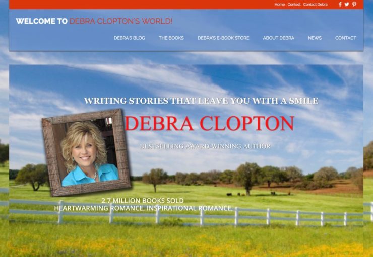 Debra Clopton's author website