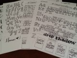 10 Simple Handlettering Styles Plus A Free Cheat Sheet Scribbling