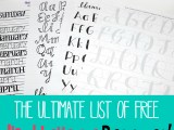 Hand Lettering Templates