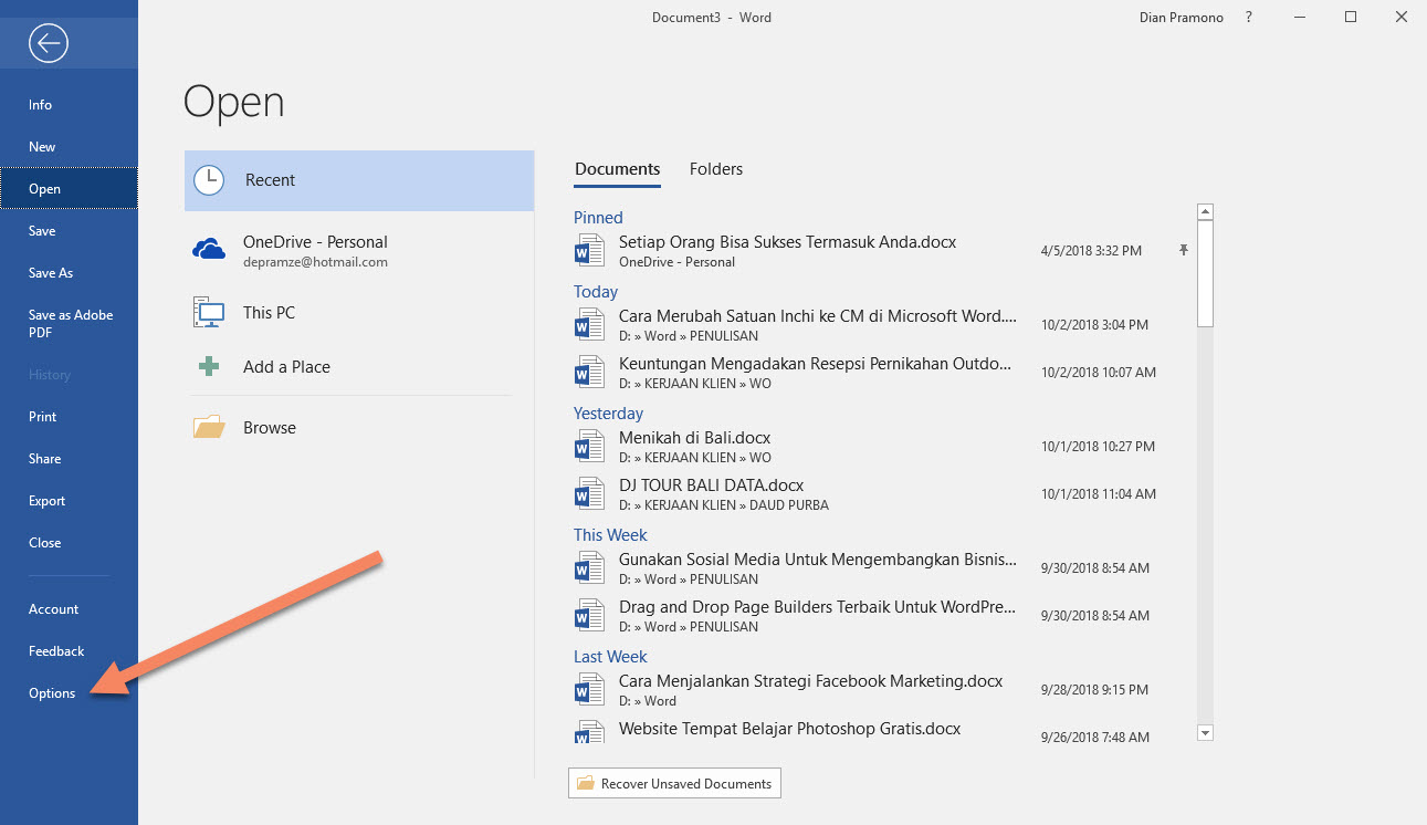 Dalam pengelolaan sebuah document terkadang kita membutuhkan untuk mengganti beberapa parameter ukuran pada dokumen yang kita kerjakan seperti ukuran kertas . Cara Merubah Satuan Inchi Ke Cm Di Microsoft Word Tutorial Word