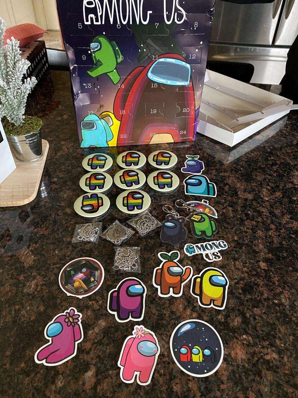 Among Us Advent Calendar 2020-Christmas Countdown Calendar ...