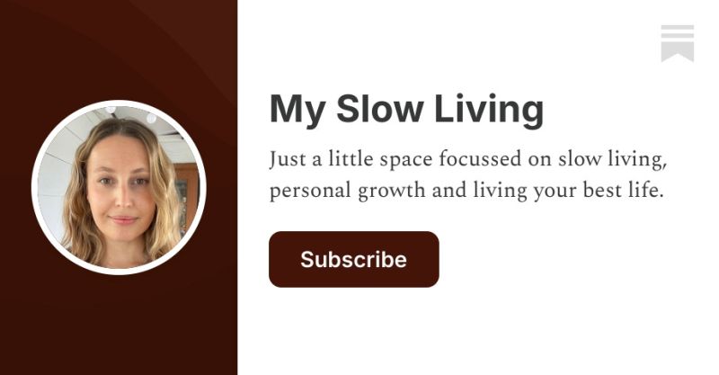 My Slow Living Substack - 8K Nature Backgrounds for Desktop