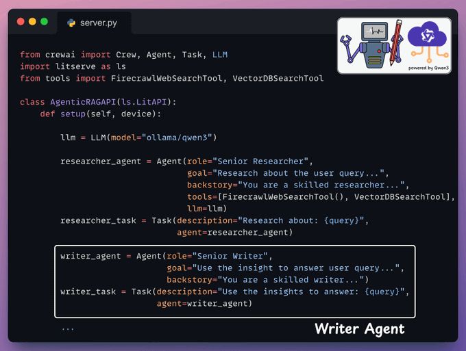Deploy A Qwen 3 Agentic Rag - Dark Background Collection - Ultra HD Quality