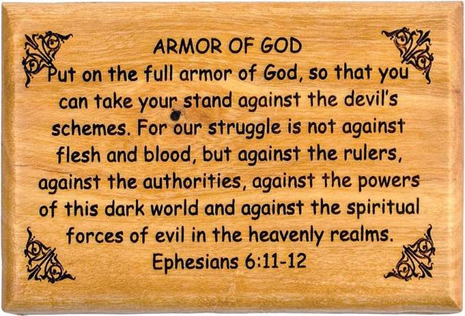 Amazon.com: Bible Verse Fridge Magnets, Armor of God - Ephesians 6:11-12, 1.6" x 2.5" Olive Wood Religious Motivational Faith Magnets from Bethlehem, Home, Kitchen, & Office, Inspirational Scripture Décor: Home & Kitchen Amazon.com: Bible Verse Fridge Magnets, Armor of God - Ephesians 6:11-12, 1.6" x 2.5" Olive Wood Religious Motivational Faith Magnets from Bethlehem, Home, Kitchen, & Office, Inspirational Scripture Décor: Home & Kitchen