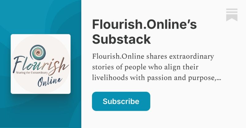 Flourish Simone Matthews Substack - Full HD Light Patterns for Desktop