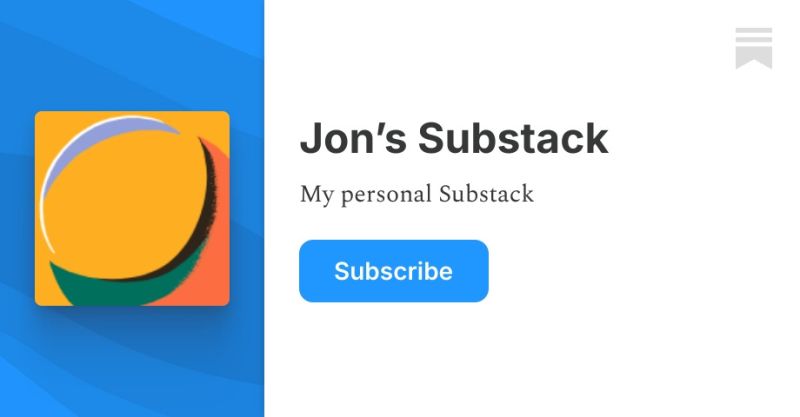 Jon B Substack - Gorgeous Dark Illustration - Mobile