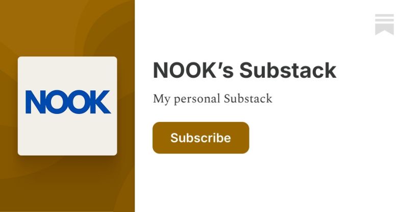 The Nook Substack - Incredible Gradient Illustration - 4K