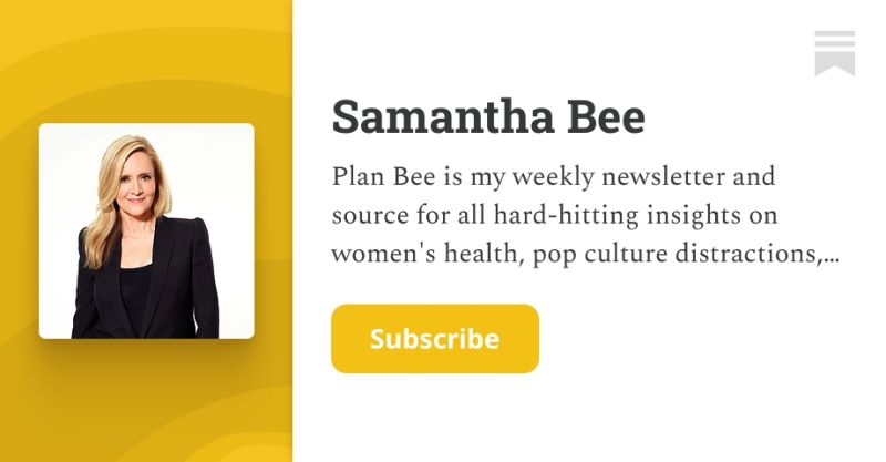 Samantha Bee Substack - Mobile City Illustrations for Desktop