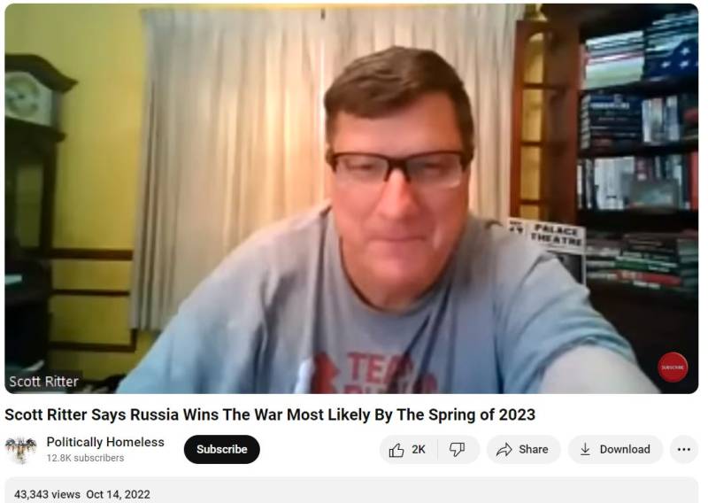 Ich stimme nicht mit Scott Ritter überein