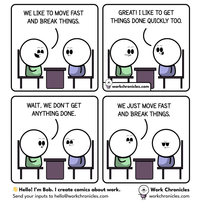 Comic Break All The Rules Work Chronicles - Artistic Gradient Background - HD