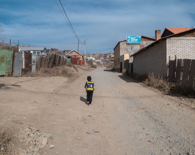 Walking Ulaanbaatar Mongolia - Full HD Sunset Textures for Desktop