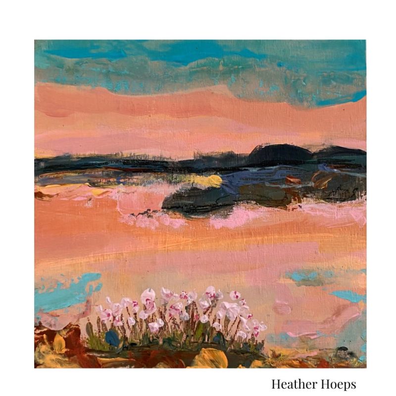 The Unexpected Muse Heather Substack - Modern Minimal Pattern - High Resolution