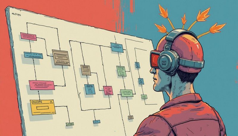 From Devops To Mlops A Complete Roadmap For Devops Engineers - Modern Colorful Wallpaper - 8K