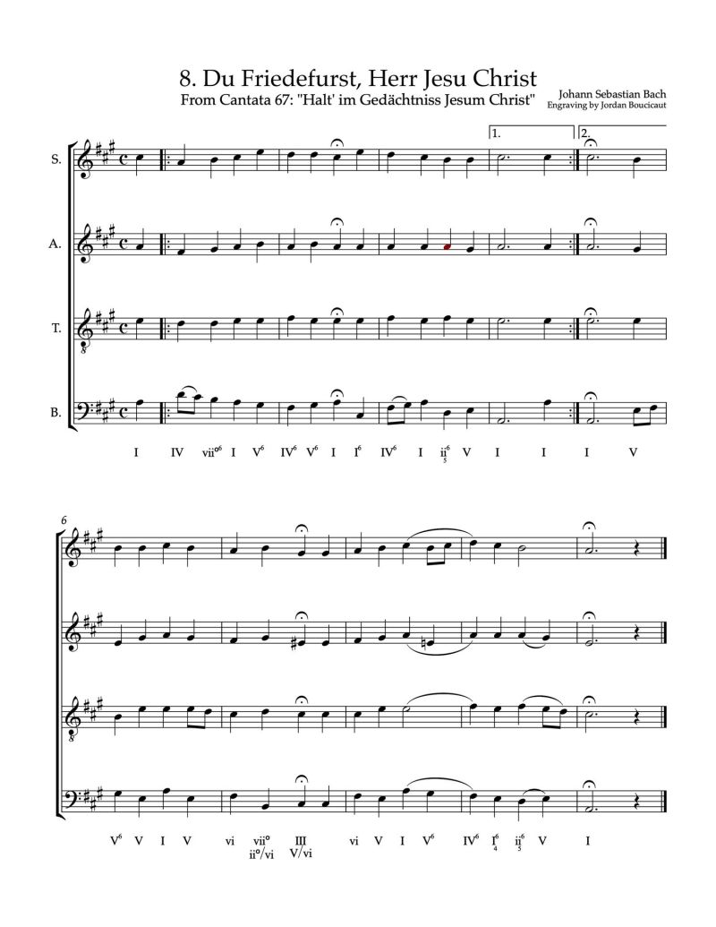 Bach Chorale 10 Pdf - Premium Vintage Art Gallery - 8K