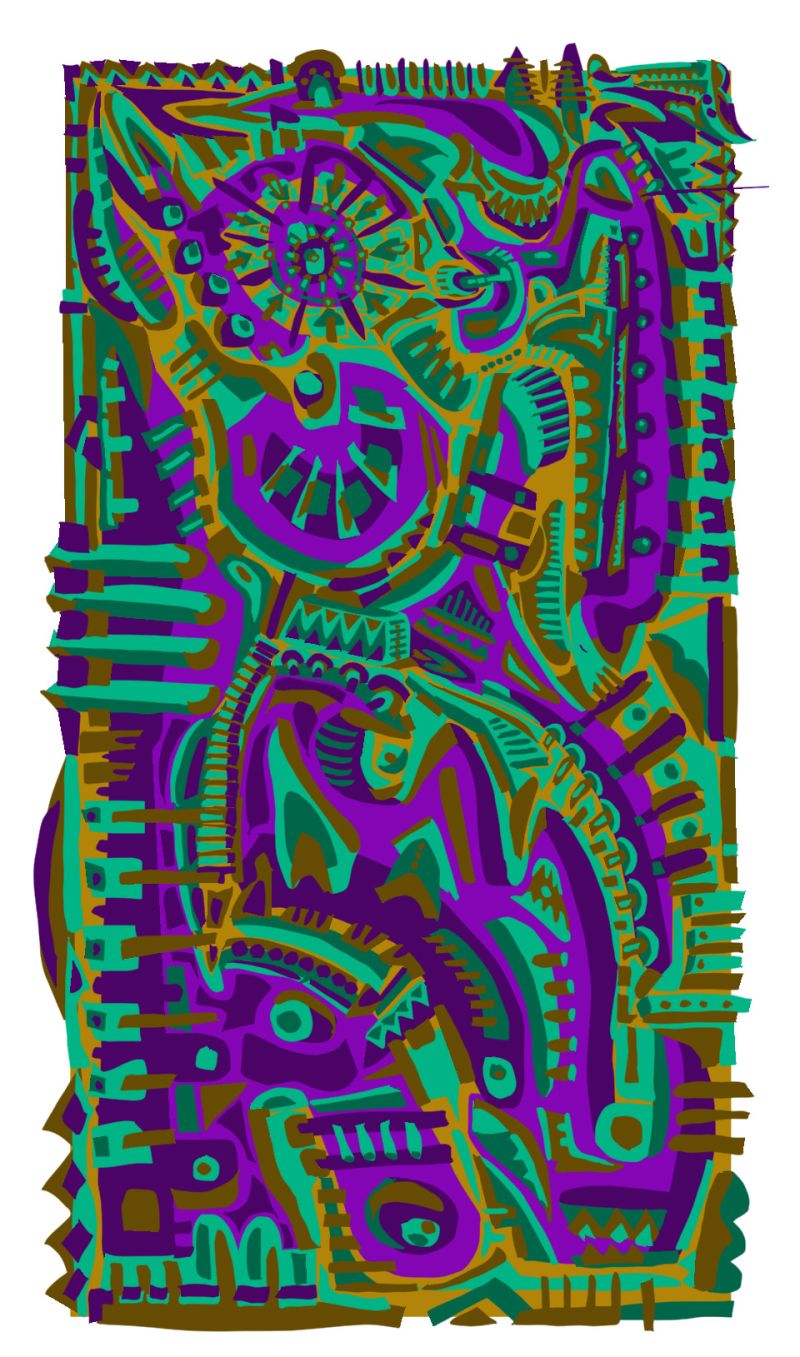 What S New Drawn - Landscape Pattern Collection - High Resolution Quality