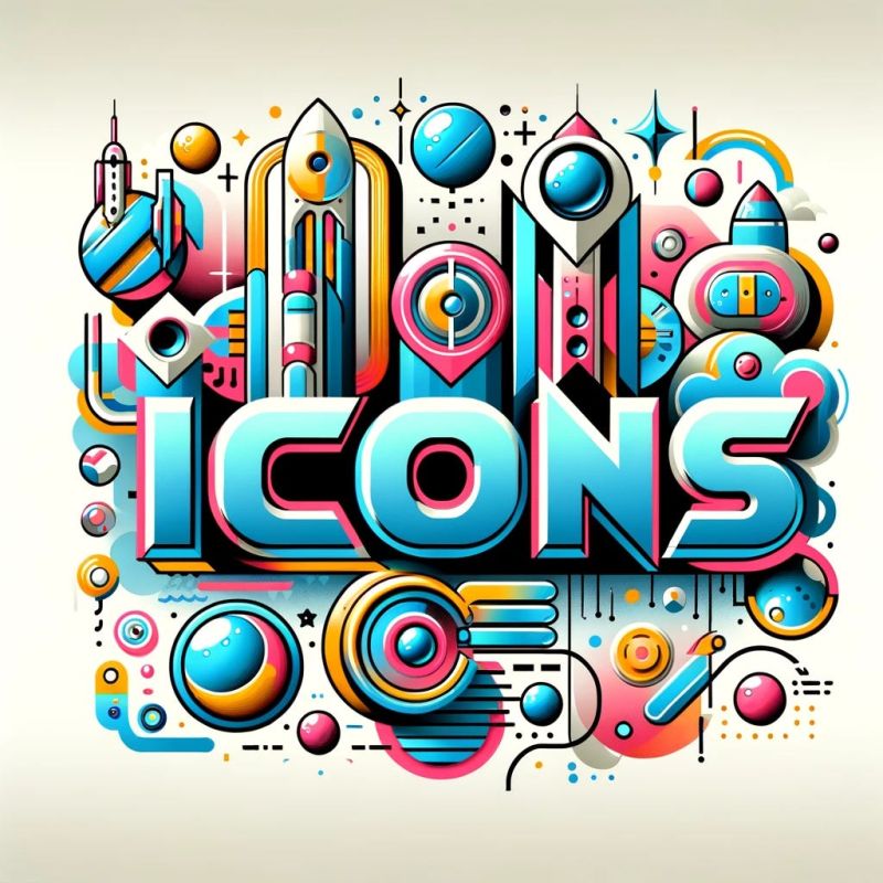 Icons Substack - Colorful Illustrations - Perfect High Resolution Collection