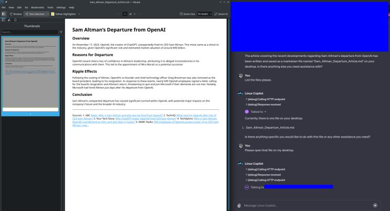Linux Copilot Interacting With Linux Desktop Via Gpts Emsi S Feed - Best Ocean Patterns in 8K