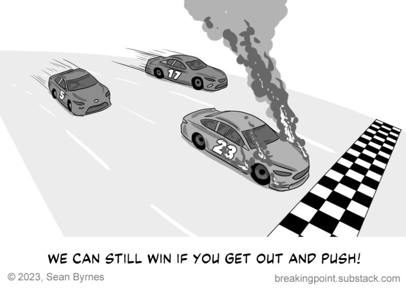 Slowdown Emerges - Modern Gradient Art - High Resolution