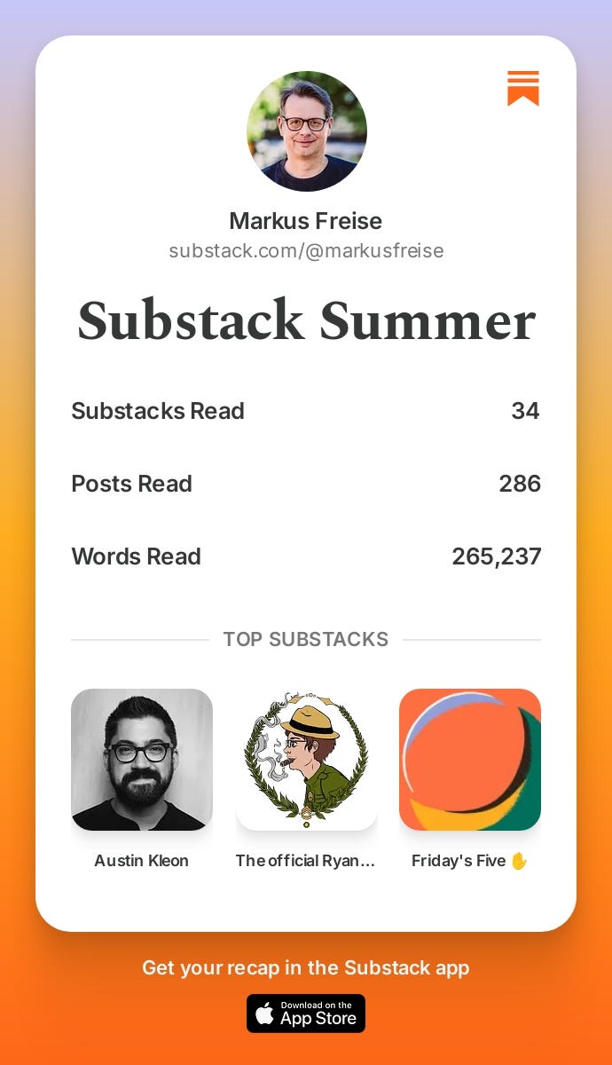 My Substack Summer - High Resolution Minimal Arts for Desktop