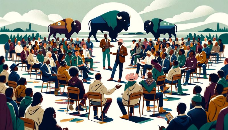 The Bison Foundation Linkedin - Artistic City Photo - High Resolution