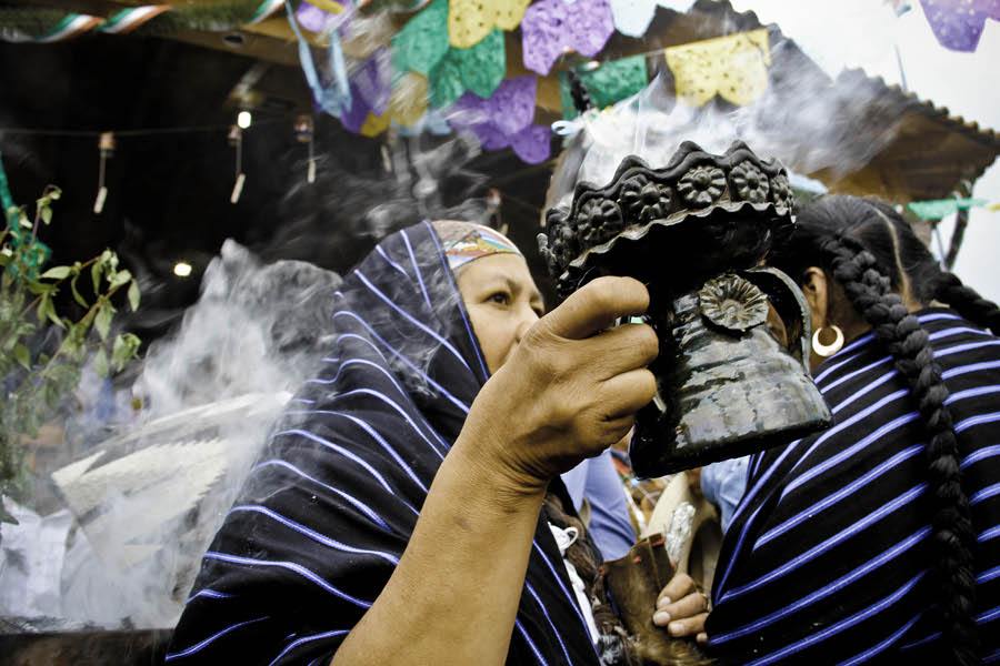 Copal y mujer