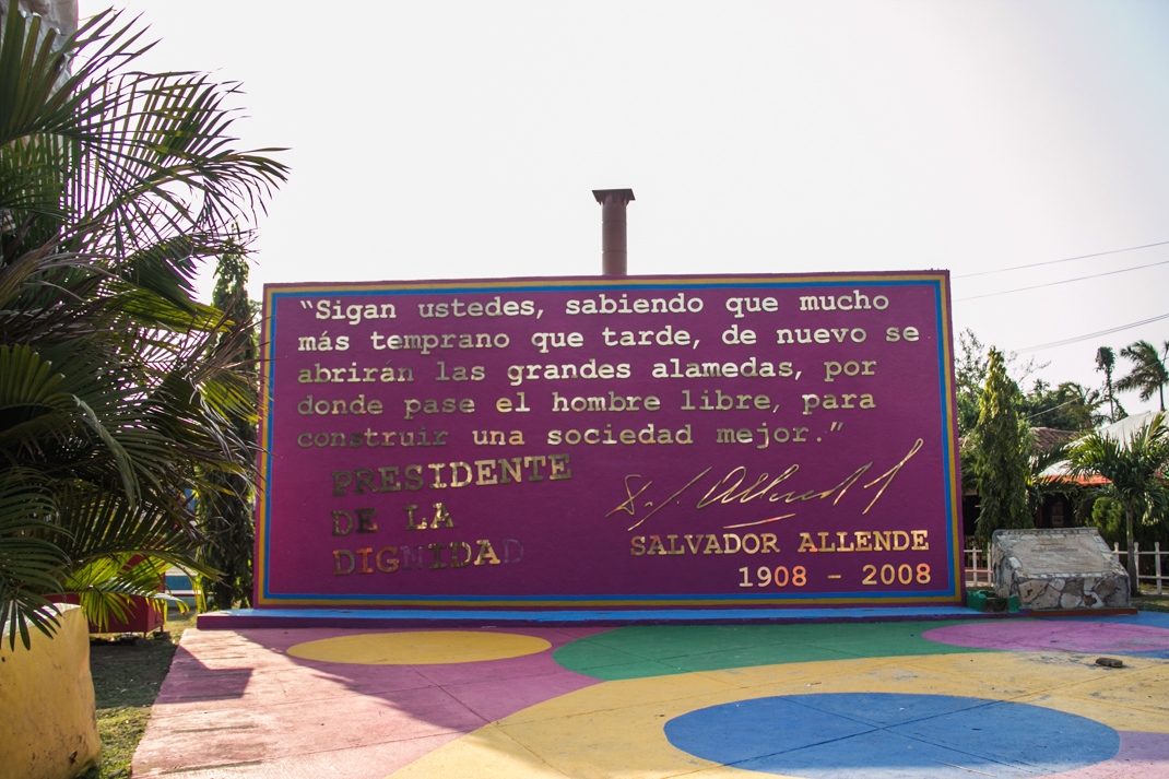 En memoria de Salvador Allende.