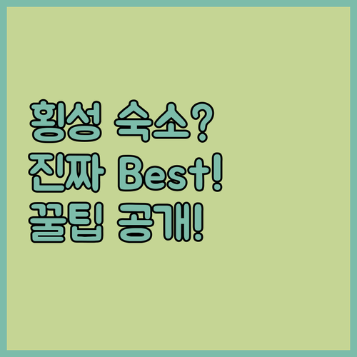 횡성 숙소 고민 끝 웰리힐리파크와 펜션 중 진짜 Best는 어디