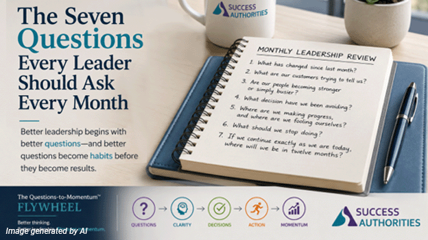 Seven leadership questions, Flywheel series