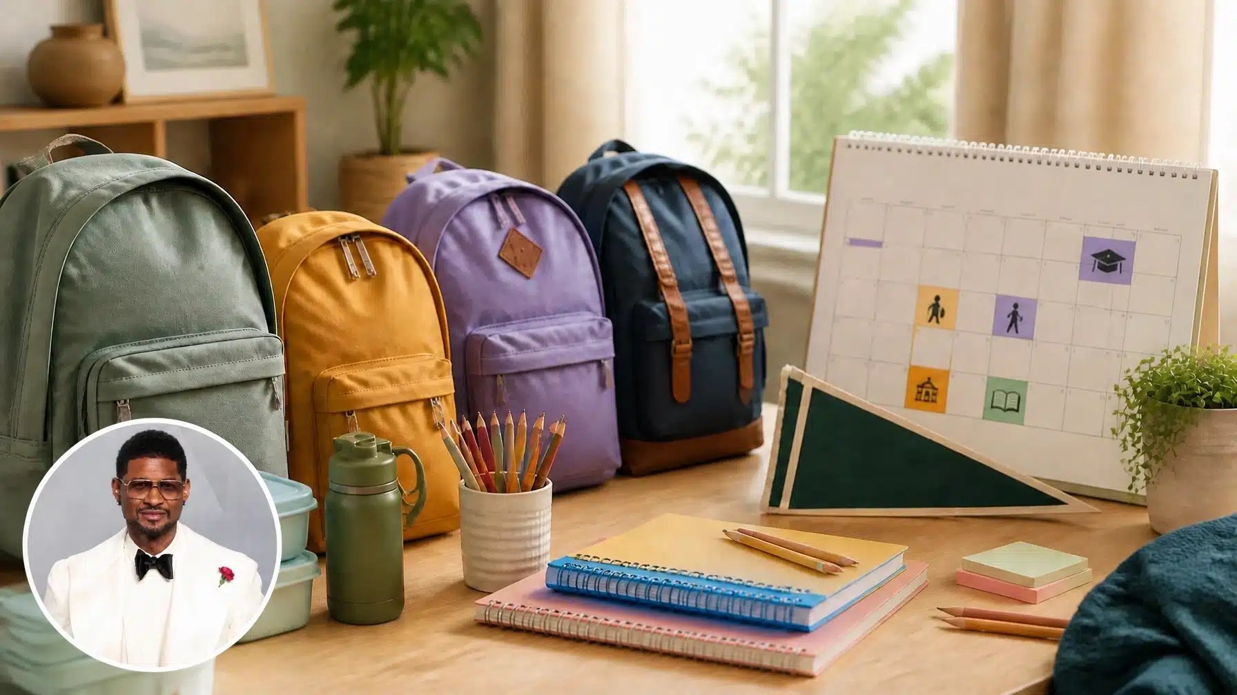Usher’s Back-to-School Season Has Every Kind of Parenting Milestone in One Family