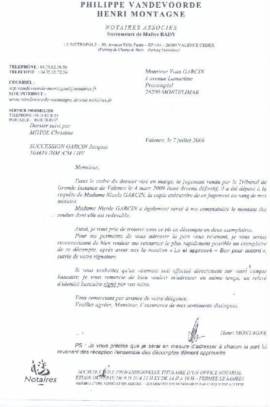 12/04/2021 · conseils et modèle de lettre pour demander un partage par voie judiciaire des biens d'une succession après un désaccord entre les héritiers chez le notaire Succession Dans La Drome Deal Entre Un Notaire Escroc Et Une Veuve Psychopathe