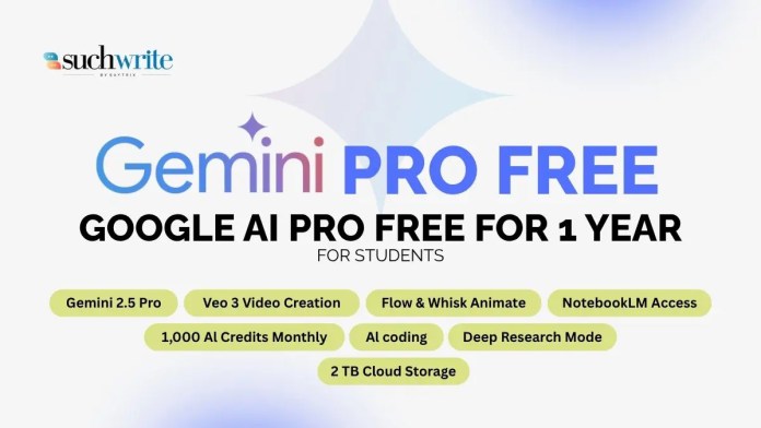 Gemini Pro Plan Free