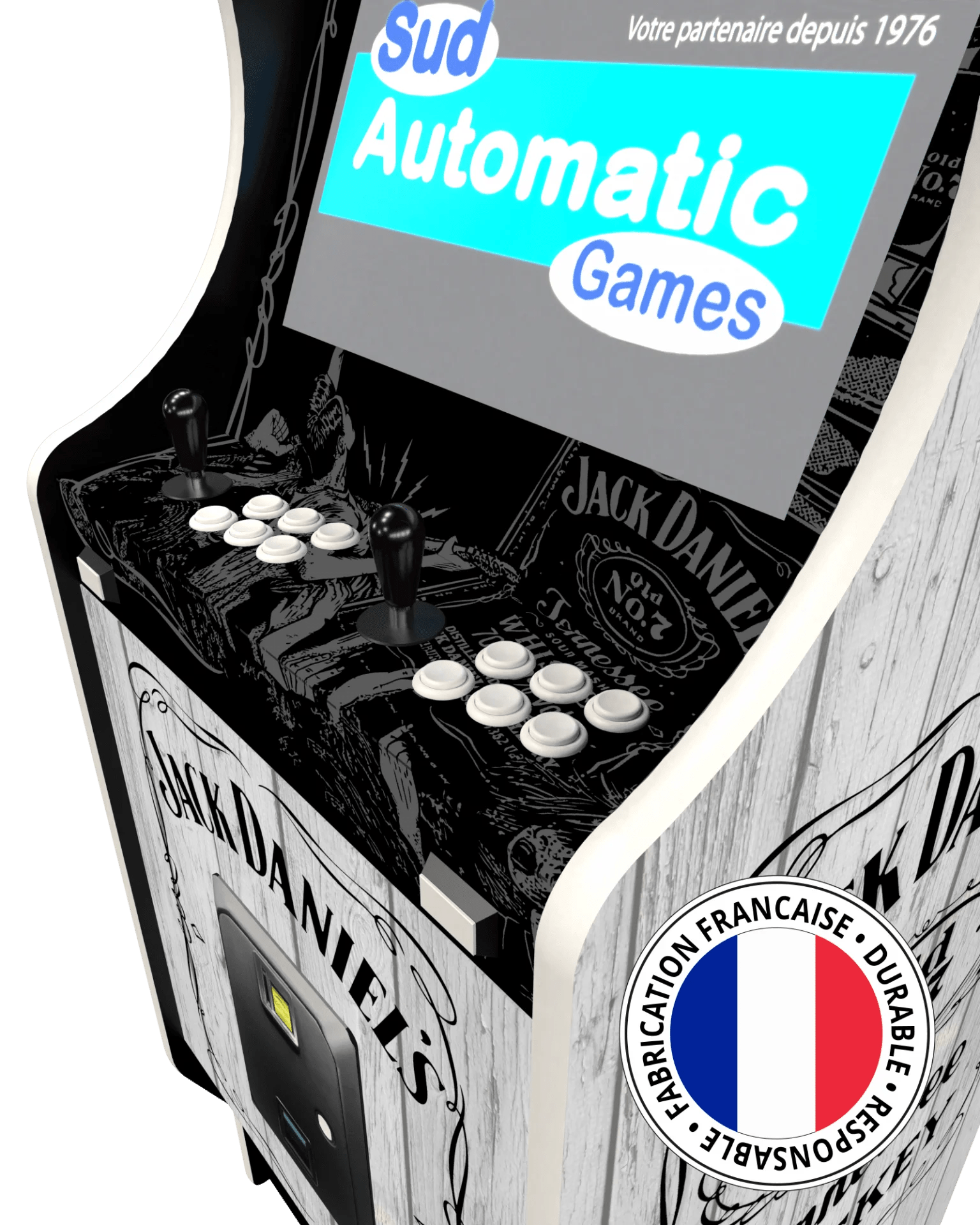 Borne d'Arcade Jack Daniel's Black