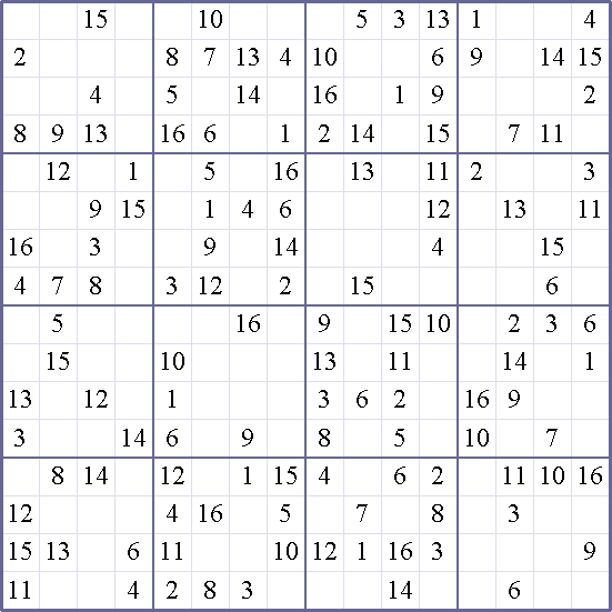 sudoku weekly free online printable sudoku games 16x16