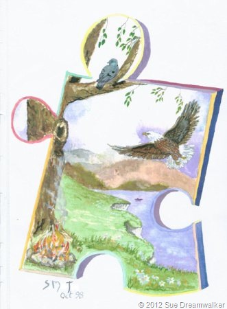 Aura-graph painting, Jigsaw